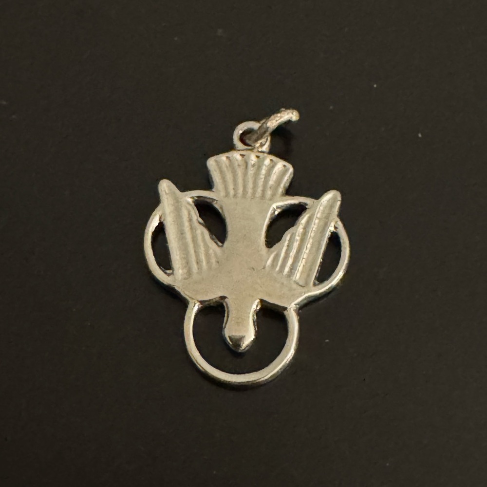 925 Sterling Silver Unity Medal Pendant